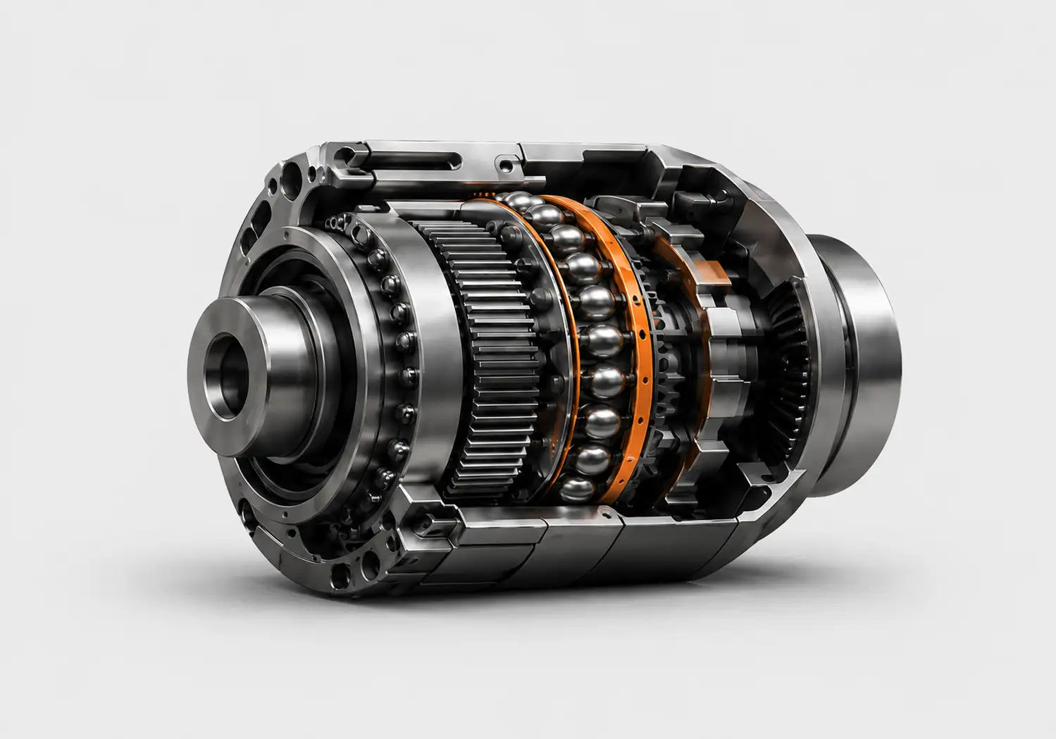 Torrqe motion module between controller and output joint.